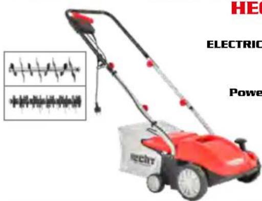Hecht GG 2500 - ELECRTIC AND ACCU LAWN AERATORS - 1