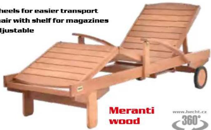 Hecht GG 2500 - GARDEN LOUNGER - 1