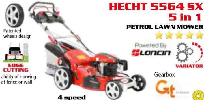 Hecht GG 2500 - PETROL LAWN MOWERS, ACCESSORIES - 10