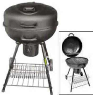 Hecht GG 2500 - CHARCOAL GARDEN GRILLS - 2