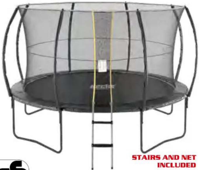 Hecht GG 2500 - LUXURY TRAMPOLINE 3,66 m - 3