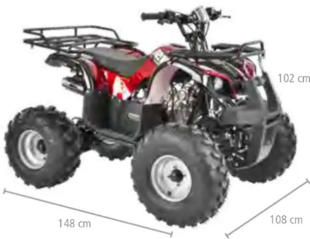 Hecht GG 2500 - PETROL QUAD - 1