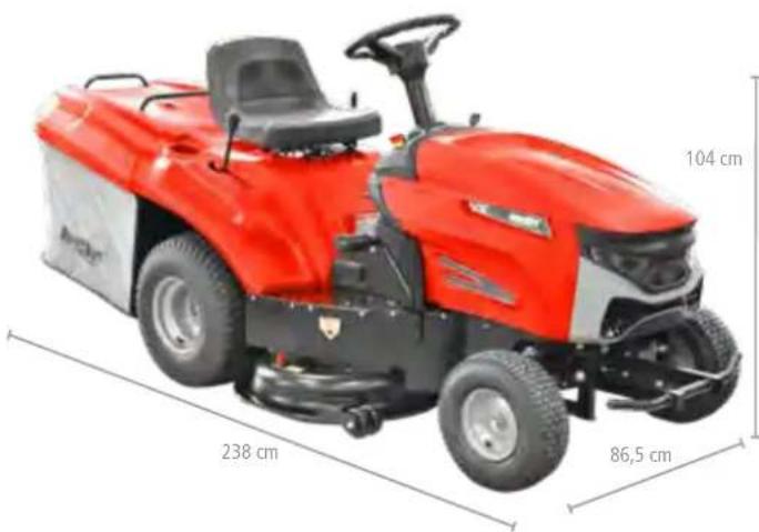 Hecht GG 2500 - LAWN TRACTORS - 76