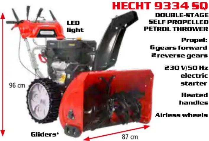 Hecht GG 2500 - PETROL SNOWTHROWERS - 3
