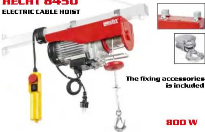 Hecht GG 2500 - VACUUM CLEANER, ELECTRIC HOISTS, RAMMER - 8