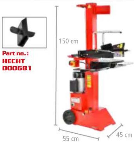 Hecht GG 2500 - WEDGE SPLITTERS - 2