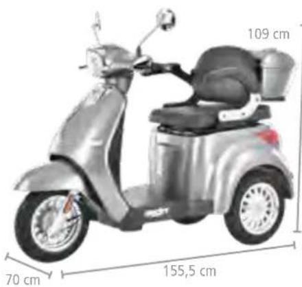 Hecht GG 2500 - E-SCOOTERS, SENIOR WHEELCHAIRS - 6