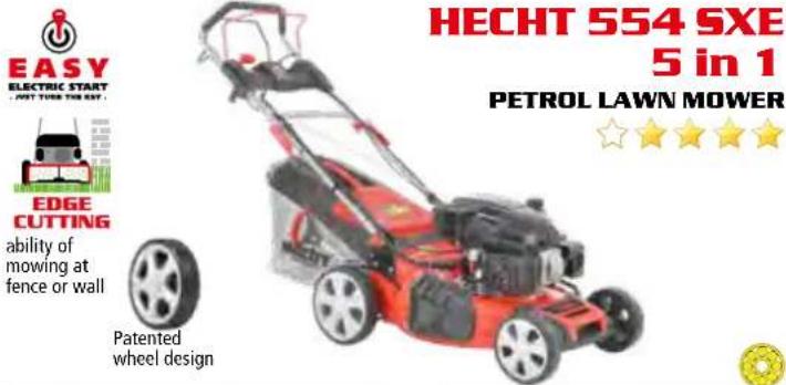 Hecht GG 2500 - PETROL LAWN MOWERS, ACCESSORIES - 9