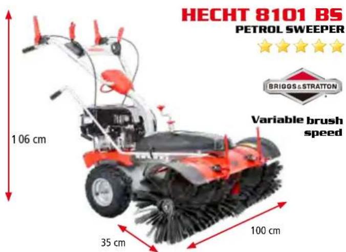 Hecht GG 2500 - SWEEPERS, SPREADERS - 6