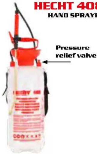Hecht GG 2500 - HAND AND KNAPSACK SPRAYERS - 14