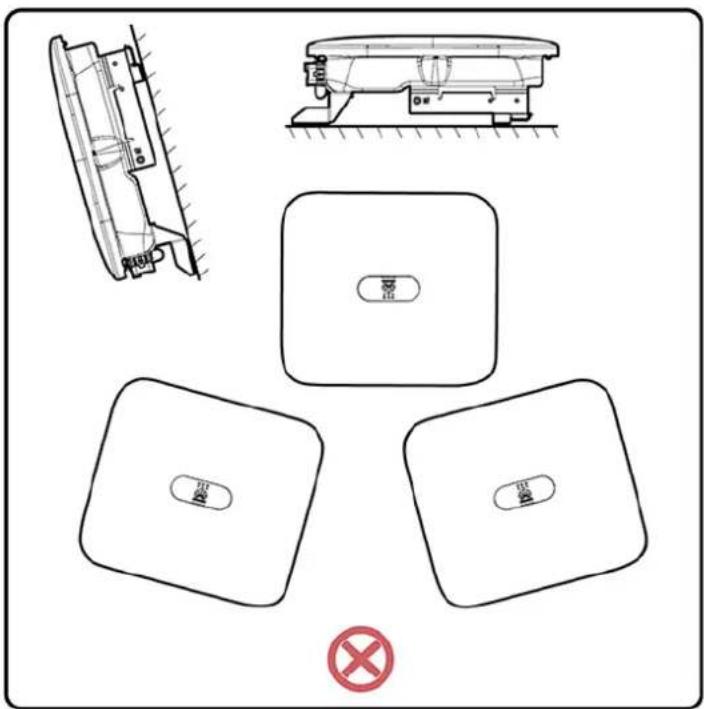 Technical diagram showing mechanical components and safety symbols, including a crosshair symbol with red X.