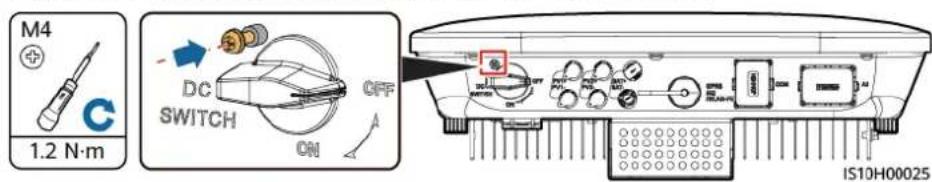 M4 1.2 N·m DC SWITCH ON OFF IS10H00025