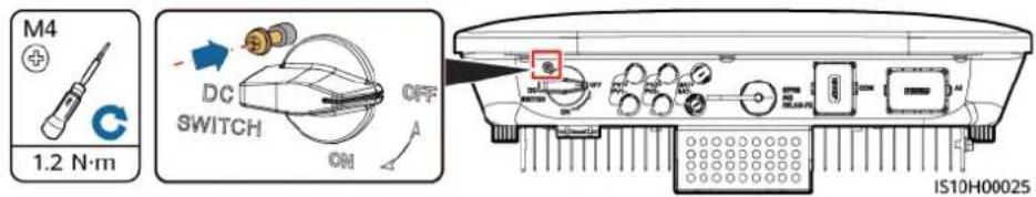 M4 1.2 N·m DC SWITCH ON OFF ISO10H00025