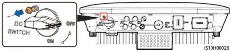 DC SWITCH ON OFF IS10H00026
