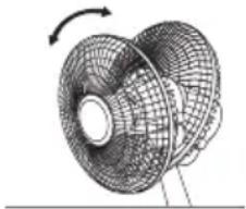 DOMO DO8141 - Inclinaison du ventilateur - 1