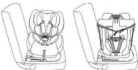 Chipolino Rotix - INSTALLATION OF CAR SEAT IN THE VEHICLE SEAT USING THE ISOFIX CONNECTORS - 22