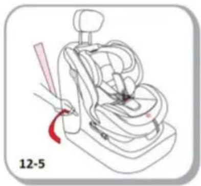 Chipolino Rotix - INSTALLATION OF CAR SEAT IN THE VEHICLE SEAT USING THE ISOFIX CONNECTORS - 35