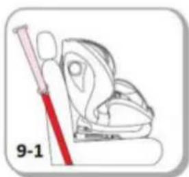 Chipolino Rotix - INSTALLATION OF CAR SEAT IN THE VEHICLE SEAT USING THE ISOFIX CONNECTORS - 27