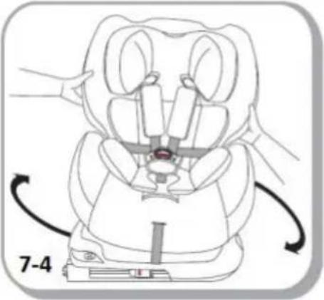 Chipolino Rotix - INSTALLATION OF CAR SEAT IN THE VEHICLE SEAT USING THE ISOFIX CONNECTORS - 18