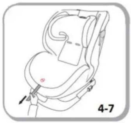 Chipolino Rotix - INSTALLATION OF CAR SEAT IN THE VEHICLE SEAT USING THE ISOFIX CONNECTORS - 9