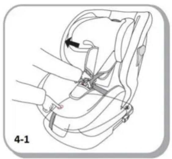 Chipolino Rotix - INSTALLATION OF CAR SEAT IN THE VEHICLE SEAT USING THE ISOFIX CONNECTORS - 3