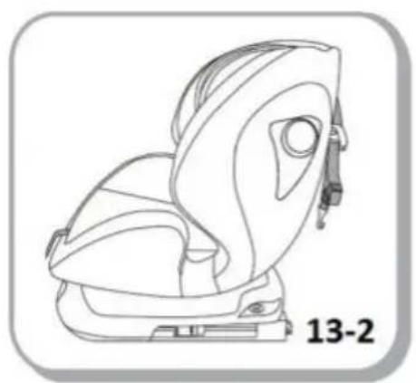 Chipolino Rotix - INSTALLATION OF CAR SEAT IN THE VEHICLE SEAT USING THE ISOFIX CONNECTORS - 41