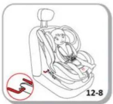 Chipolino Rotix - INSTALLATION OF CAR SEAT IN THE VEHICLE SEAT USING THE ISOFIX CONNECTORS - 38