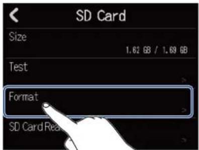 SD Card Size 1.62 GB / 1.69 GB Test Format SD Card Real