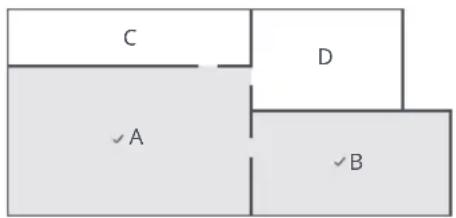 C ✓A D ✓B