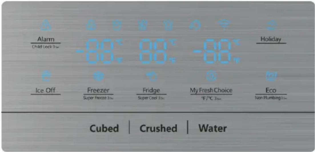 HISENSE RQ760N4AIE - Ovládací panel - 1