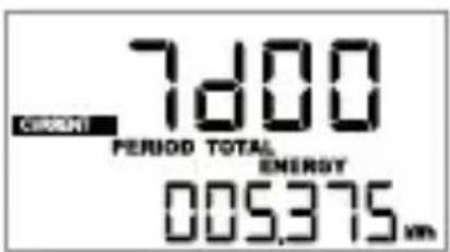 CURRENT 7d00 PERIOD TOTAL ENERGY 005.375 m