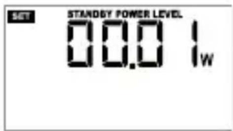 STANDBY POWER LEVEL 0.01W