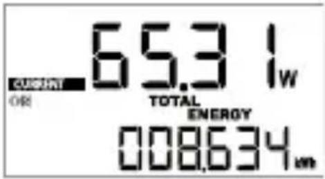 CURRENT OR 65.3 Iw TOTAL ENERGY 008634 lm