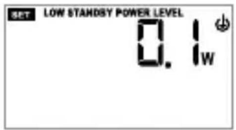 LOW STANDSY POWER LEVEL 0.1w