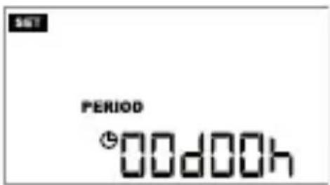 SET PERIOD @00d00h