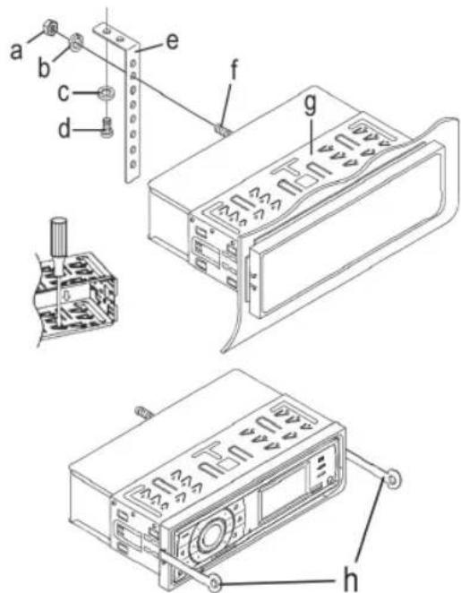 Technical diagram of an electronic device with labeled components including a base, switch, and display panel