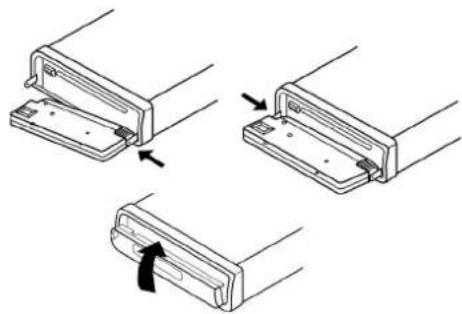 MEDION MD 42540 - Inserting the control panel - 1