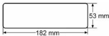 53 mm 182 mm