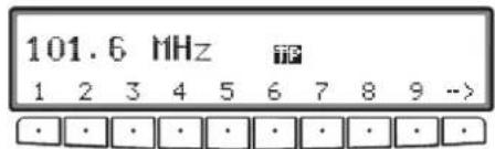 101.6 MHz 1 2 3 4 5 6 7 8 9 -->