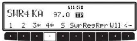 STEREO SWR4 KA 97.0 1 2 3* 4* S SurResRpr Wll <-