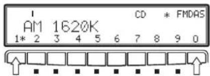1 AM 1620K 1* 2 3 4 5 6 7 8 9 0 CD * FMDAS