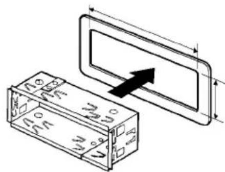 BLAUPUNKT Meran CR 45 - Einbau des Gerätes in die meisten Armaturenbretter - 1