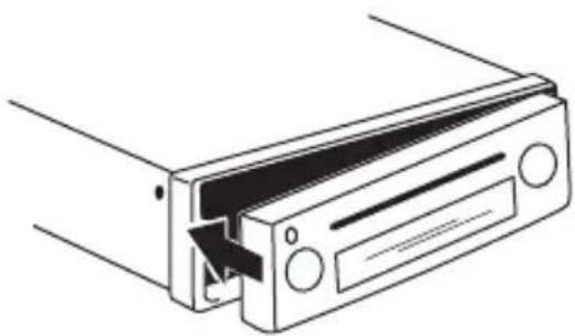 BLAUPUNKT Vancouver CD35 - Bedienteil anbringen - 1
