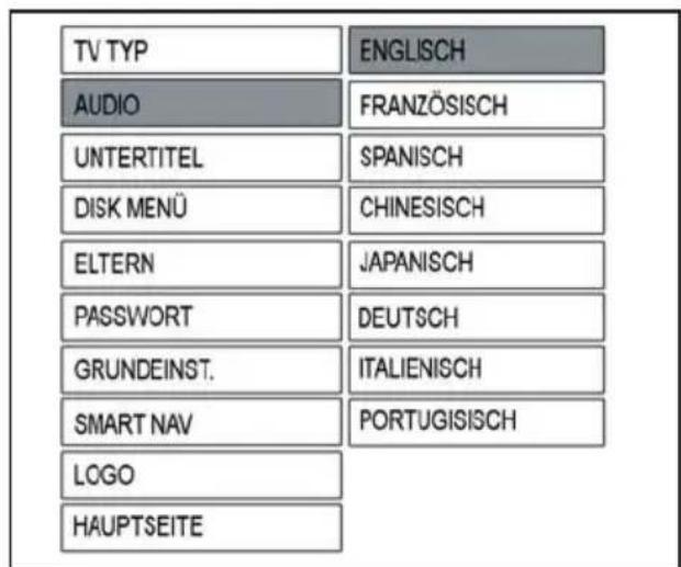 AUDIOVOX DVD 1627 - TV TYP - Setup - 1