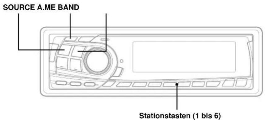 SOURCE A.ME BAND Stationstasten (1 bis 6)