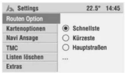 OPEL CD 60 - Sprache einstellen - 1