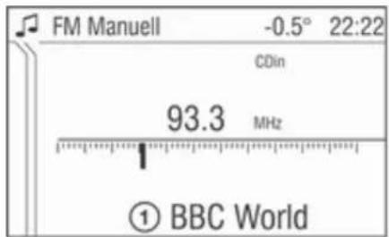 OPEL CD 60 - Manuelle Sendersuche - 1