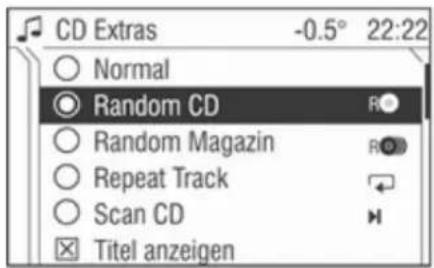 OPEL CD 60 - Einstellseiten - 1