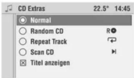 OPEL CD 60 - Schneller Vor- oder Rücklauf - 1