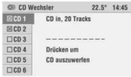 OPEL CD 60 - Eine CD entnehmen - 1